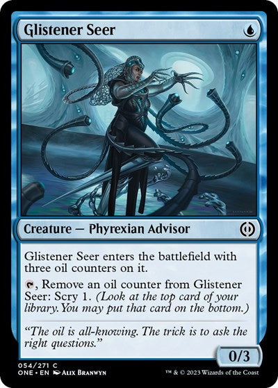 Glistener Seer (Phyrexia: All Will Be One) Near Mint Foil