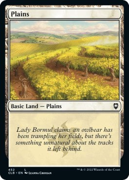 Plains (452) (Commander Legends: Battle for Baldur's Gate) Light Play Foil