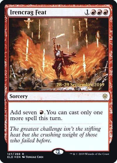 Irencrag Feat (Promos: Prerelease Cards) Light Play Foil