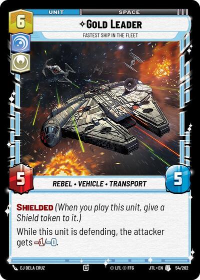 Gold Leader Fastest Ship in the Fleet (Jump to Lightspeed) Near Mint