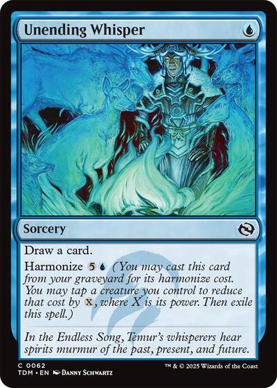 Unending Whisper (Tarkir: Dragonstorm) Near Mint Foil