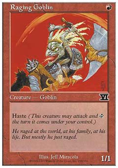 Raging Goblin (Classic 6th Edition) Light Play