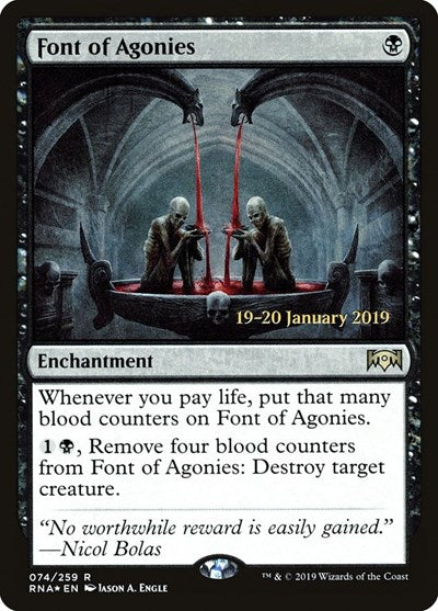 Font of Agonies (Promos: Prerelease Cards) Light Play Foil