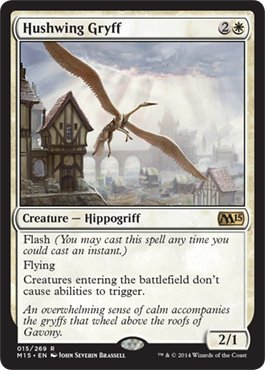 Hushwing Gryff (Magic 2015 Core Set) Medium Play Foil