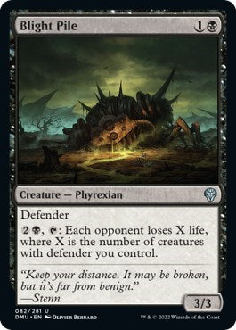 Blight Pile (Dominaria United) Medium Play Foil