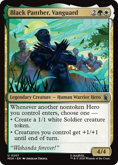 Black Panther, Vanguard (Marvel Super Heroes) Near Mint Foil