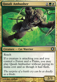 Qasali Ambusher (Shards of Alara) Light Play Foil