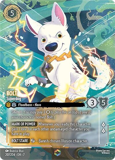 Bolt - Superdog (Enchanted) (Archazia's Island) Near Mint Holofoil