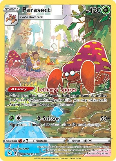 Parasect (SWSH11: Lost Origin Trainer Gallery) Near Mint Holofoil