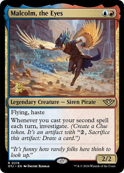 Malcolm, the Eyes (Promos: Prerelease Cards) Light Play Foil