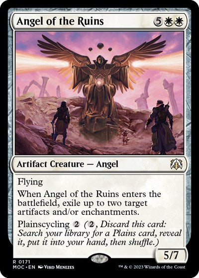 Angel of the Ruins (Commander: March of the Machine) Light Play
