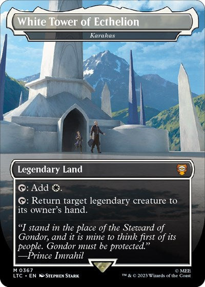 White Tower of Ecthelion - Karakas (Commander: The Lord of the Rings: Tales of Middle-earth) Near Mint