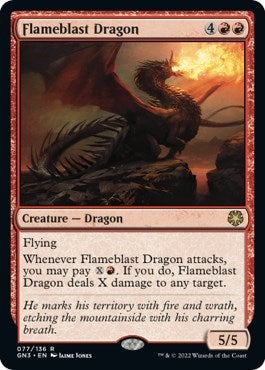 Flameblast Dragon (Magic Game Night: Free-For-All) Near Mint