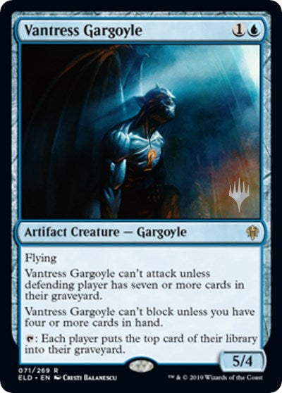 Vantress Gargoyle (Promo Pack: Throne of Eldraine) Light Play Foil