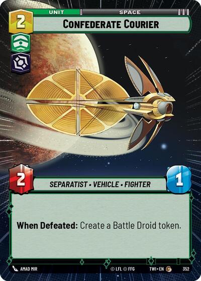 Confederate Courier (Hyperspace) (Twilight of the Republic) Near Mint