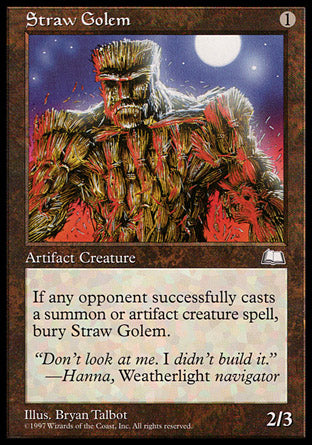 Straw Golem (Weatherlight) Medium Play
