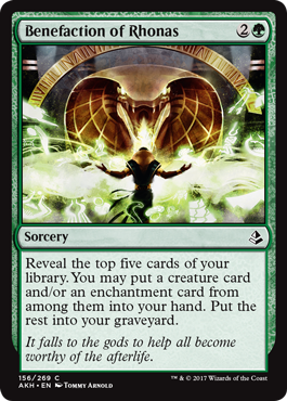 Benefaction of Rhonas (Amonkhet) Medium Play Foil