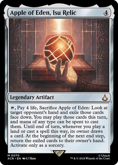 Apple of Eden, Isu Relic (Universes Beyond: Assassin's Creed) Light Play Foil