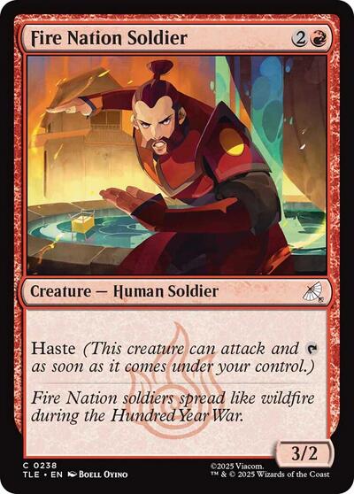 Fire Nation Soldier|2|0|0.00