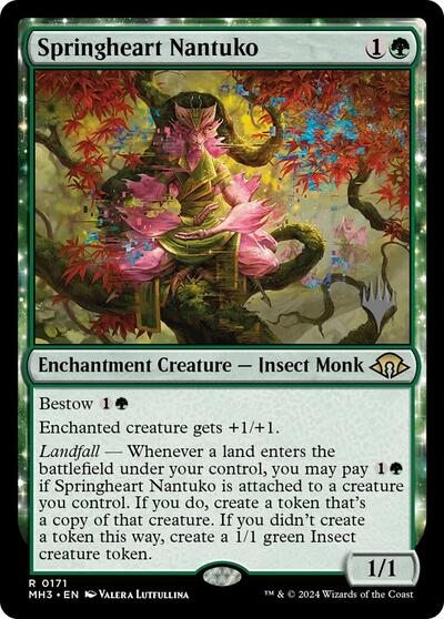 Springheart Nantuko (Promo Pack: Edge of Eternities) Light Play Foil