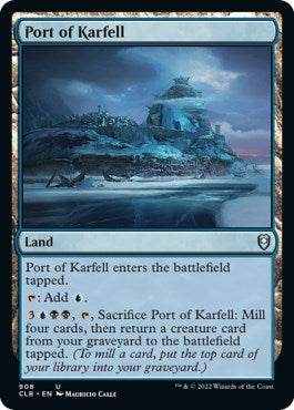 Port of Karfell (Commander Legends: Battle for Baldur's Gate) Near Mint