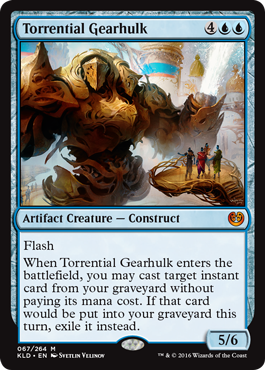 Torrential Gearhulk (Kaladesh) Light Play Foil