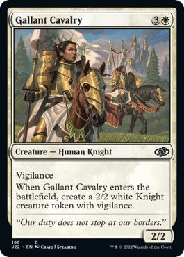 Gallant Cavalry (Jumpstart 2022) Medium Play