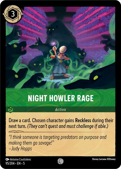 Night Howler Rage (Shimmering Skies) Near Mint