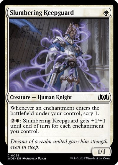 Slumbering Keepguard (Wilds of Eldraine) Light Play