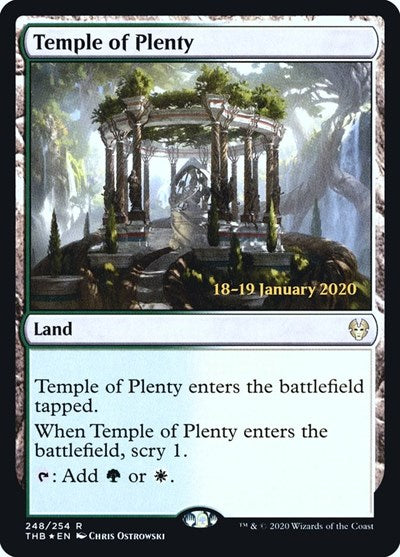Temple of Plenty (Promos: Prerelease Cards) Near Mint Foil