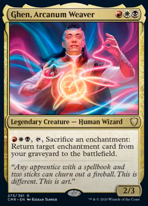 Ghen, Arcanum Weaver (Commander Legends) Light Play Foil