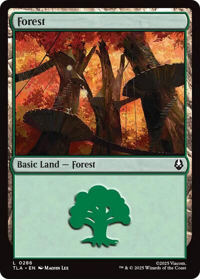 Forest (0286) (Avatar: The Last Airbender) Near Mint Foil
