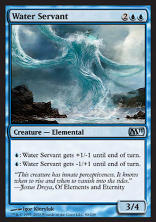 Water Servant (Magic 2011 Core Set) Medium Play