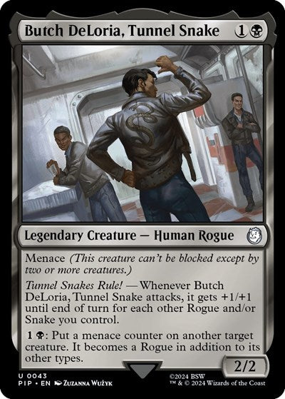 Butch DeLoria, Tunnel Snake (Universes Beyond: Fallout) Medium Play Foil