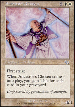 Ancestor's Chosen (Judgment) Light Play Foil