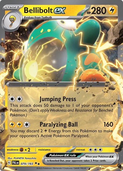 Bellibolt ex - 079 (SV02: Paldea Evolved) Near Mint Holofoil