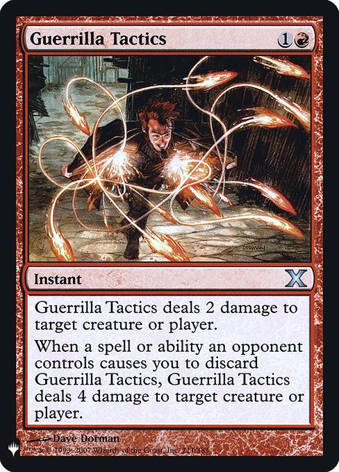 Guerrilla Tactics (Mystery Booster Retail Edition Foils) Near Mint Foil