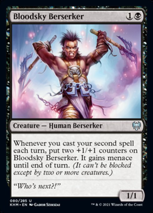 Bloodsky Berserker (Kaldheim) Light Play Foil