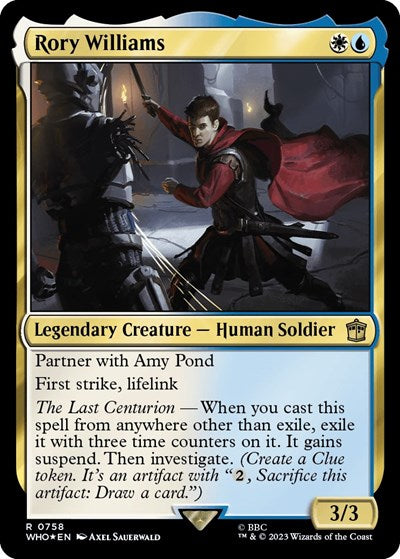 Rory Williams (Surge Foil) (Universes Beyond: Doctor Who) Near Mint Foil