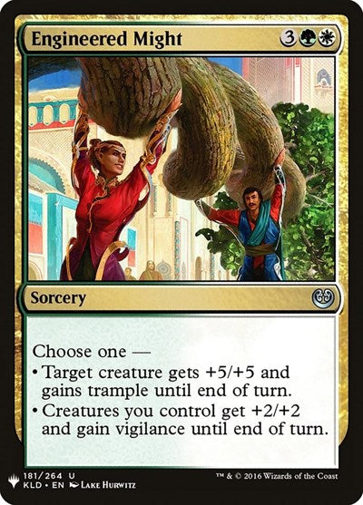 Engineered Might (Mystery Booster) Light Play