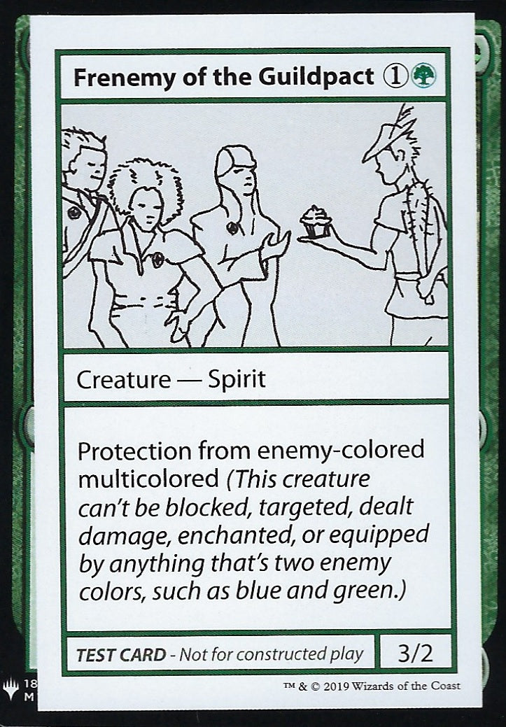 Frenemy of the Guildpact (Mystery Booster Test Print) Near Mint
