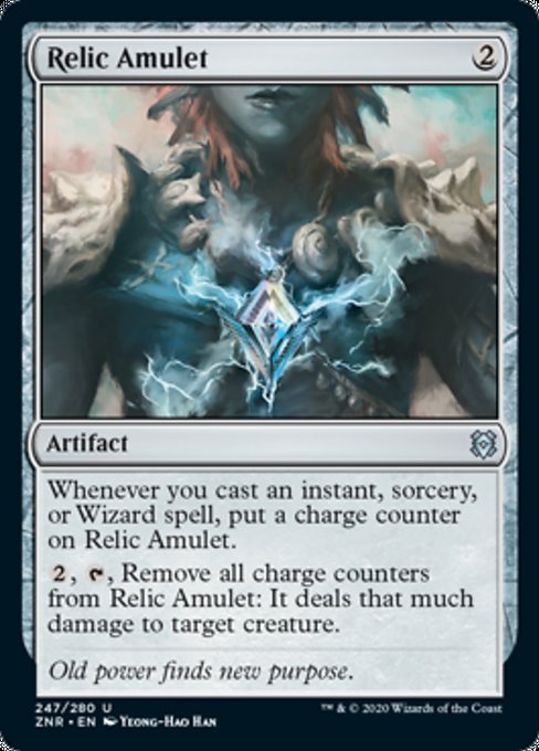 Relic Amulet (Zendikar Rising) Light Play Foil