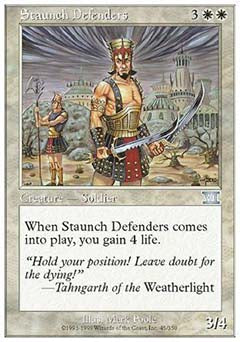 Staunch Defenders (Classic 6th Edition) Light Play