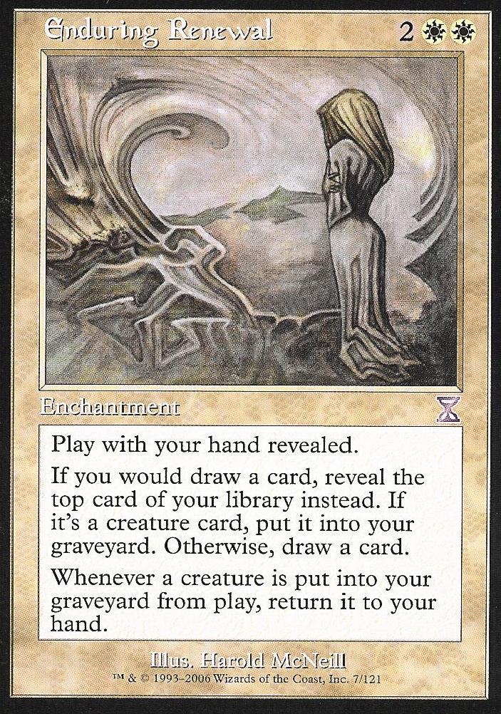 Enduring Renewal (Time Spiral Time Shifted) Light Play Foil