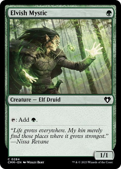 Elvish Mystic (Commander Masters) Near Mint