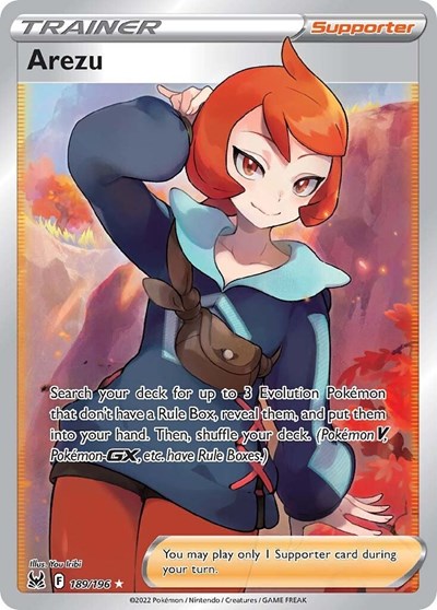 Arezu (Full Art) (SWSH11: Lost Origin) Near Mint Holofoil