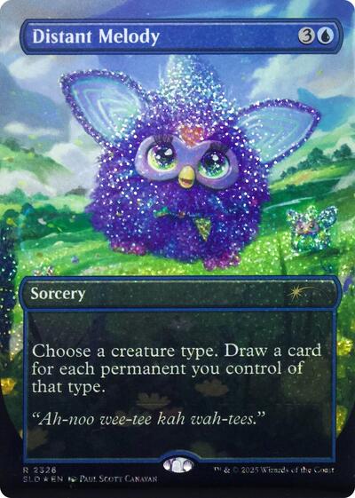 Distant Melody (2311) (Confetti Foil) (Secret Lair) Near Mint Foil