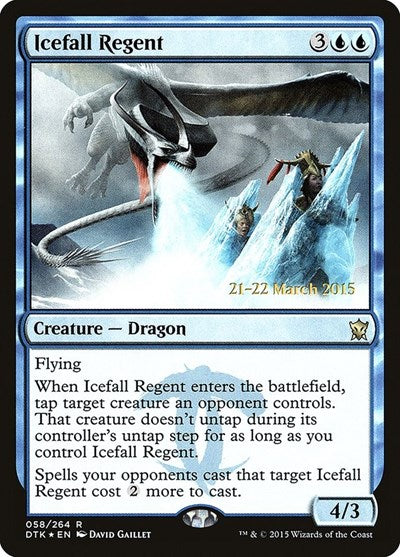Icefall Regent (Promos: Prerelease Cards) Light Play Foil