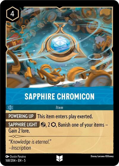 Sapphire Chromicon (Shimmering Skies) Near Mint