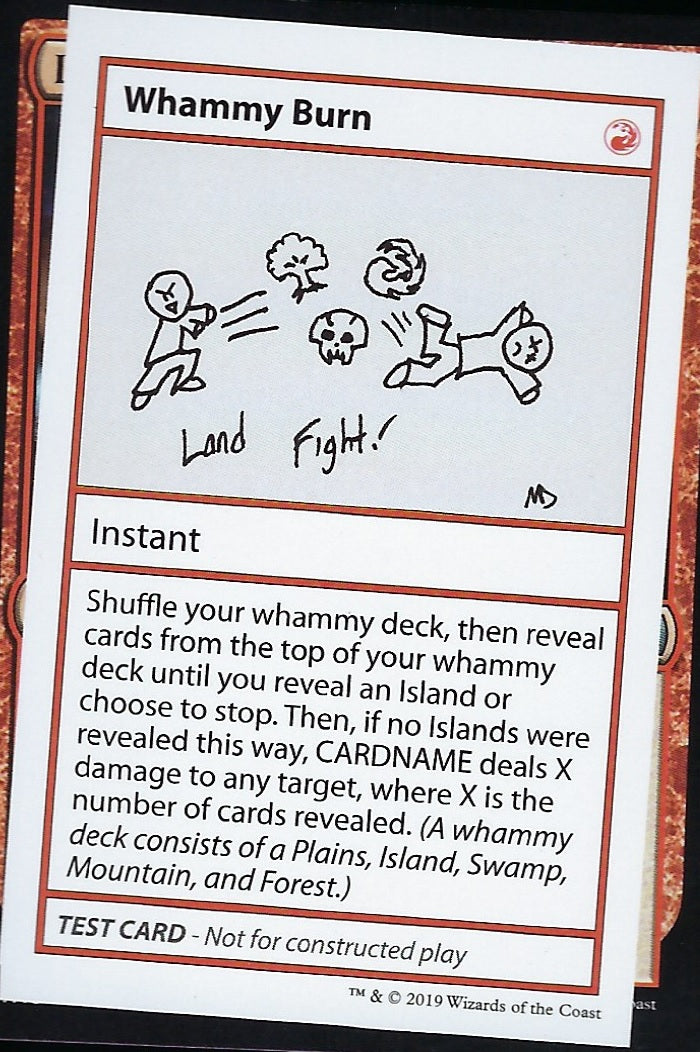 Whammy Burn (Mystery Booster Test Print) Near Mint